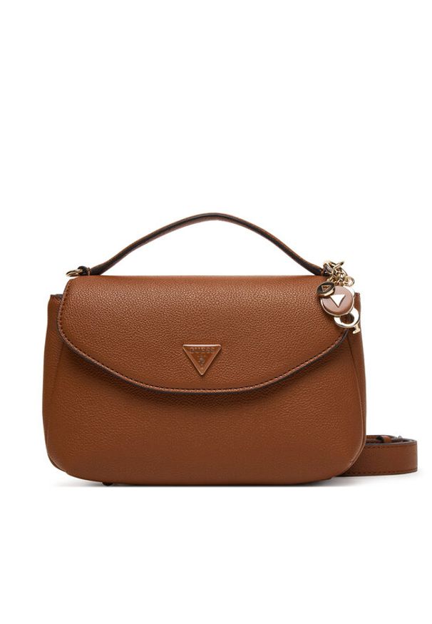 Guess Torebka Evie HWBG96 64200 Brązowy. Kolor: brązowy. Materiał: skórzane