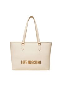 Love Moschino - LOVE MOSCHINO Torebka JC4190PP1NKD0110 Beżowy. Kolor: beżowy. Materiał: skórzane
