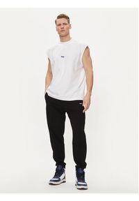 Hugo Spodnie dresowe Napin 50522372 Czarny Regular Fit. Kolor: czarny. Materiał: bawełna #3