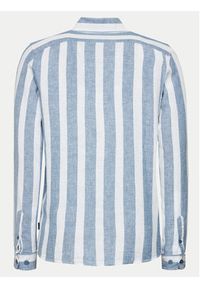 INDICODE Koszula Donuld 20-458 Niebieski Regular Fit. Kolor: niebieski. Materiał: len #3
