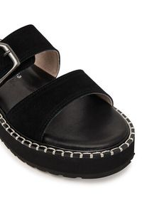 EMU Australia Klapki Scarlet W13267 Czarny. Kolor: czarny. Materiał: skóra #4