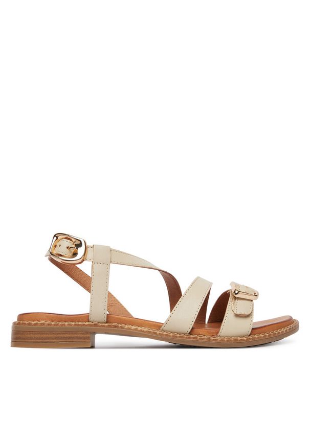 Sandały Tamaris. Kolor: kremowy