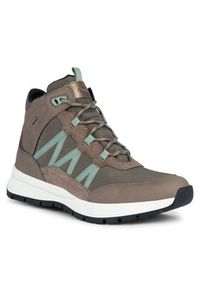 Geox Sneakersy D Braies B Abx D36BEA 011EK C1018 Brązowy. Kolor: brązowy. Materiał: materiał