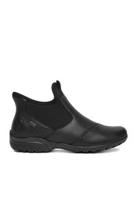 Rieker Botki CEO-L4677-00 Czarny. Kolor: czarny. Materiał: skóra