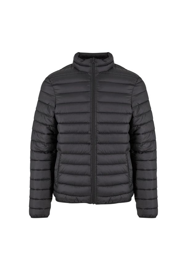 Urban Classics - Kurtka Męska Niska Waga Pikowana Basic. Kolor: czarny. Sport: turystyka piesza