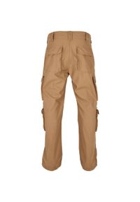 BUILD YOUR BRAND - Spodnie Męskie Pure Vintage Cargo. Kolor: beżowy. Sport: turystyka piesza