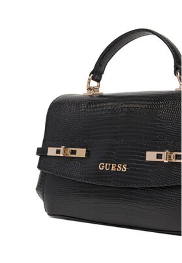 Guess Torebka Melinda HWKL99 33200 Czarny. Kolor: czarny. Materiał: skórzane