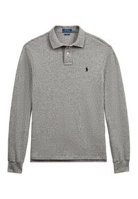 Polo Ralph Lauren Polo 710681126003 Szary Slim Fit. Typ kołnierza: polo. Kolor: szary. Materiał: bawełna