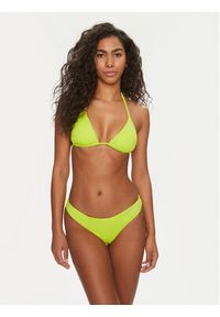 Guess Góra od bikini E4GJ00 LY00K Zielony. Kolor: zielony. Materiał: syntetyk