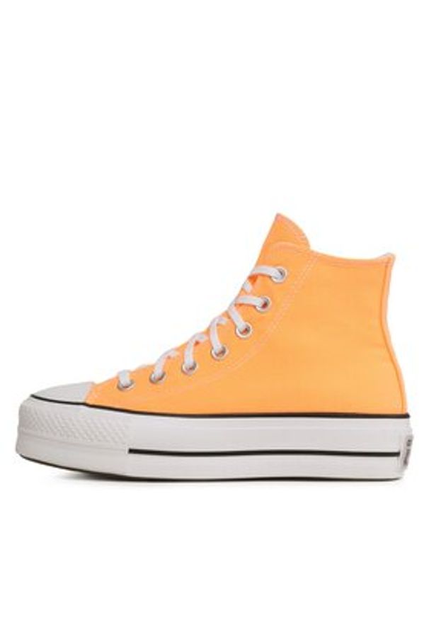 Converse Trampki Chuck Taylor All Star Lift Hi A03052C Pomarańczowy. Kolor: pomarańczowy. Materiał: materiał