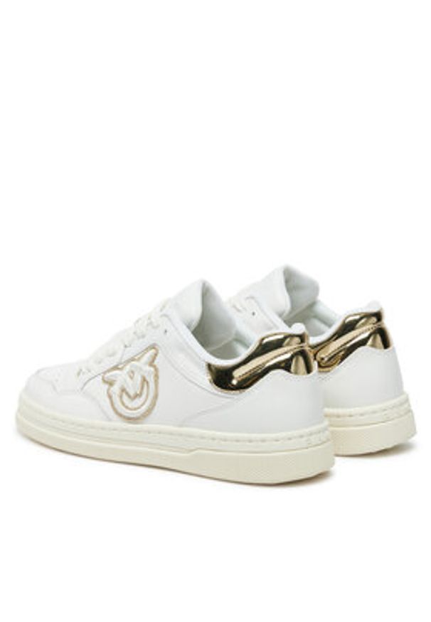 Pinko - PINKO Sneakersy Mandy 11 SS0077P014 Biały. Kolor: biały. Materiał: skóra