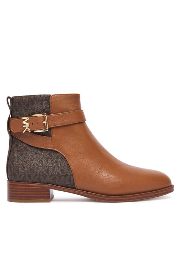 MICHAEL Michael Kors Botki Rachel 40T6RCFE6L Brązowy. Kolor: brązowy. Materiał: skóra