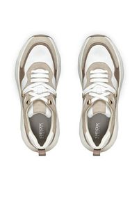 Geox Sneakersy D Diamanta D36UFE 08522 C0118 Biały. Kolor: biały. Materiał: skóra, zamsz #2
