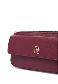 TOMMY HILFIGER - Tommy Hilfiger Torebka Th Icon Camera Bag AW0AW18721 Bordowy. Kolor: czerwony. Materiał: skórzane #3