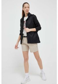 4f - 4F kurtka do biegania kolor czarny. Typ kołnierza: kaptur. Kolor: czarny. Materiał: materiał #5