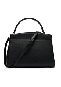 DKNY Torebka Paxton Satchel R41DAC75 Czarny. Kolor: czarny. Materiał: skórzane