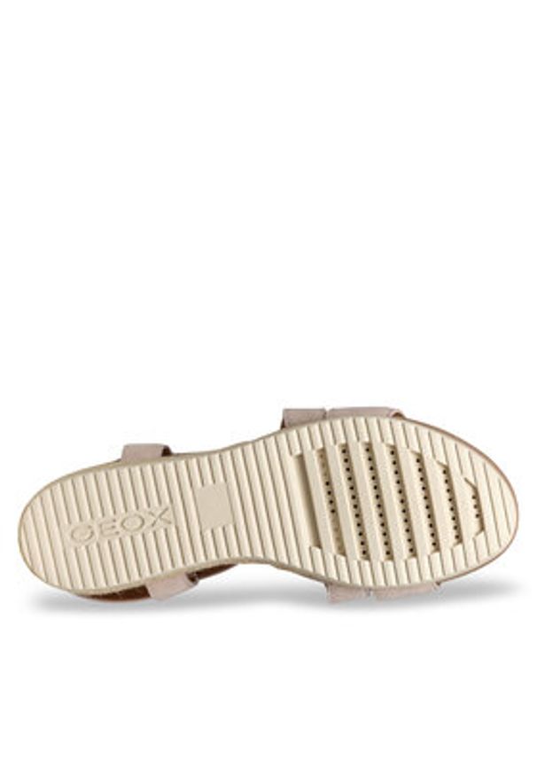 Geox Espadryle D Ischia Corda D55HHA 00022 C8156 Beżowy. Kolor: beżowy. Materiał: skóra, zamsz