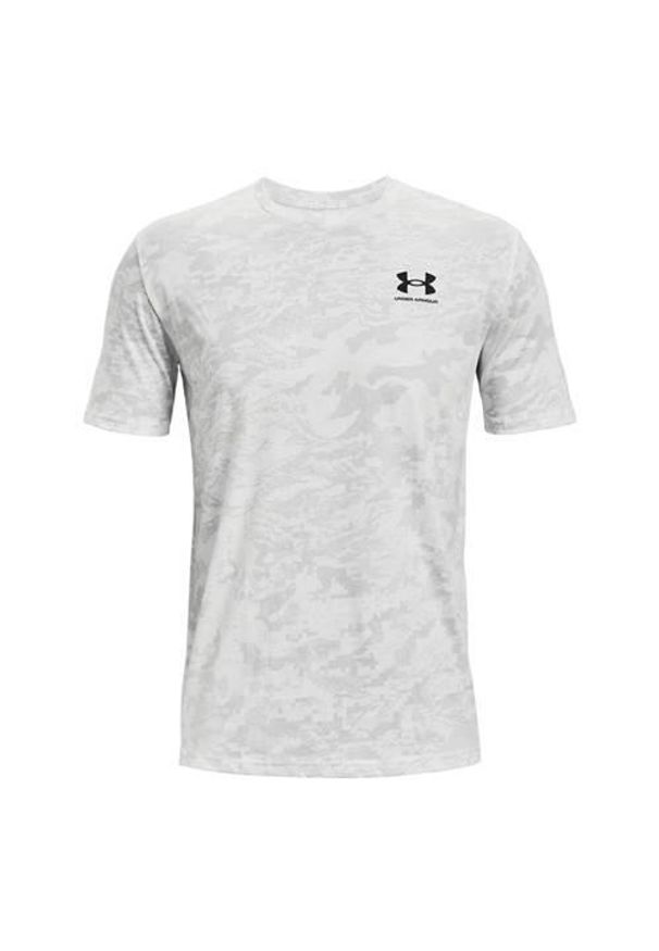 Koszulka treningowa męska Under Armour Abc Camo SS. Kolor: szary, biały, wielokolorowy. Długość rękawa: krótki rękaw. Długość: krótkie. Sport: bieganie