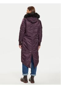 Alpha Industries Parka 198013 Fioletowy Regular Fit. Kolor: fioletowy. Materiał: syntetyk #2