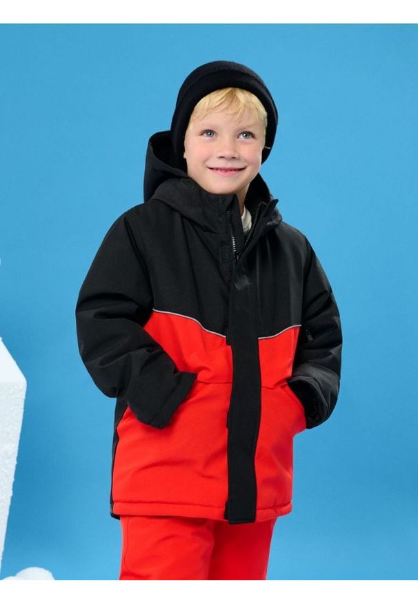 Sinsay - Kurtka narciarska - pomarańczowy. Kolor: pomarańczowy