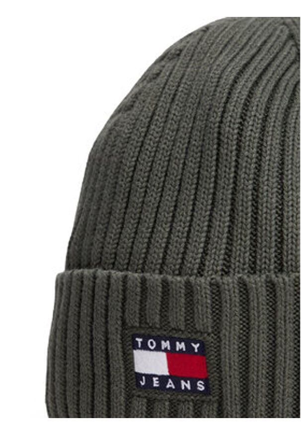 Tommy Jeans Czapka Heritage Core AM0AM13669 Zielony. Kolor: zielony. Materiał: materiał, bawełna