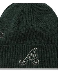 New Era Czapka Atlanta Braves World Series Patch Cuff Knit Beanie 60580730 Zielony. Kolor: zielony. Materiał: akryl, materiał #5