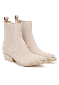 Guess Kowbojki FLTLN2 SUE10 Beżowy. Kolor: beżowy. Materiał: skóra, zamsz #5