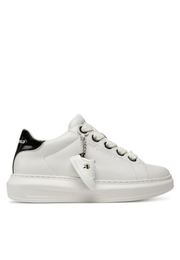 Karl Lagerfeld - KARL LAGERFELD Sneakersy Kapri KL62519 Biały. Kolor: biały. Materiał: skóra