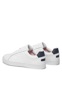 TOMMY HILFIGER - Tommy Hilfiger Sneakersy Essential Cupsole Sneaker FW0FW07687 Biały. Kolor: biały. Materiał: skóra #5
