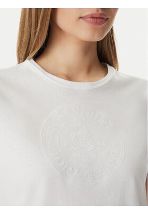 Lauren Ralph Lauren - LAUREN RALPH LAUREN T-Shirt 200P09106004 Biały Relaxed Fit. Kolor: biały. Materiał: bawełna