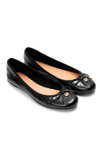 Kazar - Czarne baleriny damskie. Kolor: czarny. Materiał: skóra #3