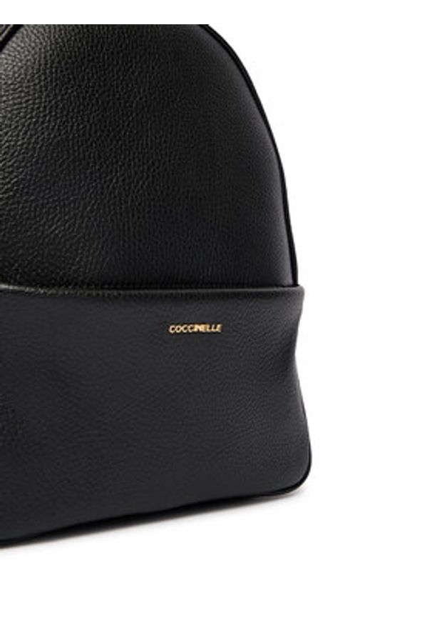 Coccinelle Plecak U45 Coccinellenory E1 U45 14 02 01 Czarny. Kolor: czarny. Materiał: skóra