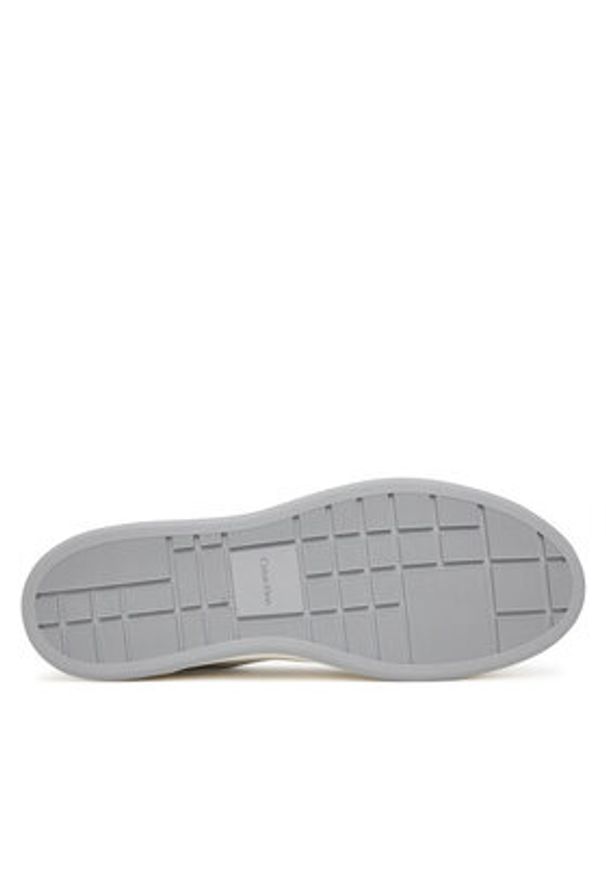Calvin Klein Sneakersy Basket Cupsole Laceup Lth Ml YM0YM01460 Biały. Kolor: biały. Materiał: skóra