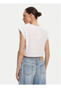 TwinSet - TWINSET T-Shirt 251TT2043 Biały Regular Fit. Kolor: biały. Materiał: bawełna #4
