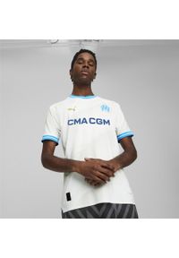 Puma - Męska koszulka domowa Olympique de Marseille 23/24 PUMA. Kolor: niebieski, wielokolorowy, biały