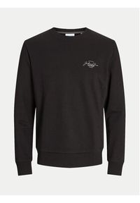 Jack & Jones - Jack&Jones Bluza Ferris 12256837 Czarny Standard Fit. Kolor: czarny. Materiał: syntetyk, bawełna