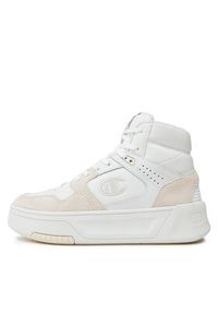 Champion Sneakersy Z80 Hi Platform Sl Mid Cut Shoe S11598-WW001 Biały. Kolor: biały. Materiał: skóra. Obcas: na platformie