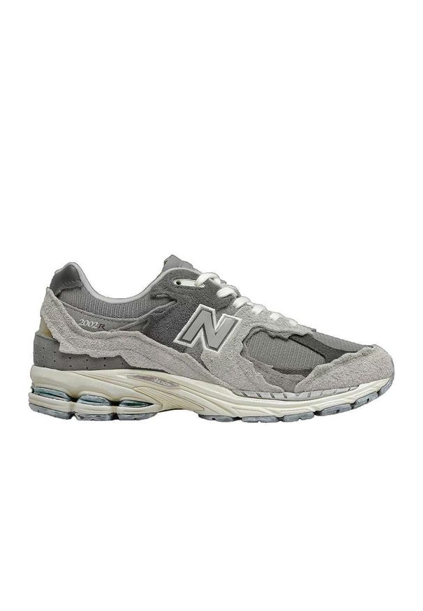 Buty męskie New Balance 2002R szare. Okazja: na co dzień. Kolor: biały, szary, wielokolorowy. Materiał: zamsz, skóra