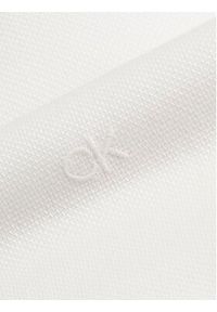 Calvin Klein Koszula Structure K10K112106 Biały Slim Fit. Kolor: biały. Materiał: bawełna #7