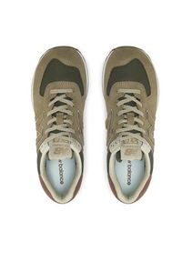 New Balance Sneakersy U574UBB Brązowy. Kolor: brązowy. Materiał: zamsz, skóra. Model: New Balance 574 #6
