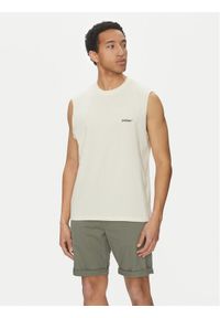 Jack & Jones - Jack&Jones Tank top Varenna 12273524 Écru Oversize. Materiał: bawełna