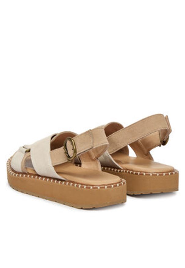 EMU Australia Sandały Morna W13284 Biały. Kolor: biały. Materiał: materiał