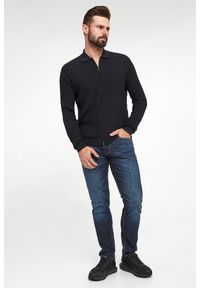 Emporio Armani - Sweter męski wełniany EMPORIO ARMANI. Materiał: wełna