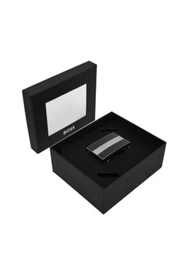 BOSS Pasek Boss_Icon_Leat_Os35 50546937 Czarny. Kolor: czarny. Materiał: skóra