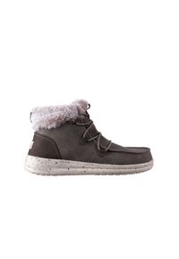 Śniegowce HeyDude Eloise Bruno 003194, Zielony, Skóra naturalna - 36. Zapięcie: bez zapięcia. Kolor: zielony. Materiał: nubuk. Szerokość cholewki: normalna. Wzór: kropki. Sezon: zima, jesień #1