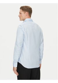 Calvin Klein Koszula K10K114316 Niebieski Slim Fit. Kolor: niebieski. Materiał: bawełna #4