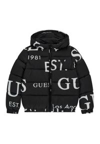 Guess Kids Kurtka zimowa H5BJ00 WCFM0 Czarny Regular Fit. Kolor: czarny. Materiał: syntetyk. Sezon: zima