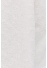Elisabetta Franchi bluza damska kolor biały z kapturem wzorzysta. Typ kołnierza: kaptur. Kolor: biały. Materiał: dzianina. Długość rękawa: długi rękaw. Długość: długie #4