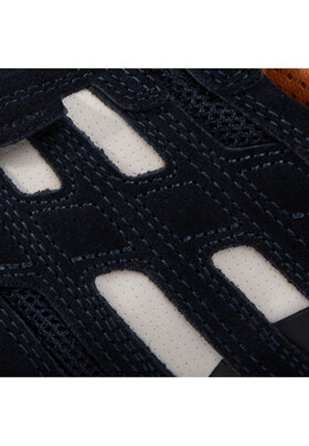 Geox Półbuty U Snake L U4207L 02214 C4002 Granatowy. Kolor: niebieski. Materiał: zamsz, skóra