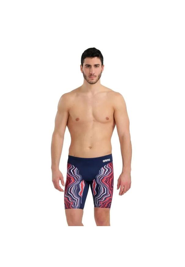 Arena - Jammery kąpielowe męskie arena Swim Jammer Marbled. Kolor: różowy, wielokolorowy, niebieski